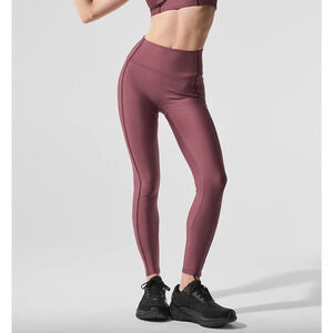 ALO Airlift Burgundy Truffle Full-Length High-Waist Redefine Leggings XS 🍷✨🖤